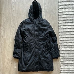 A&F Seamless Black Parka Winter Coat